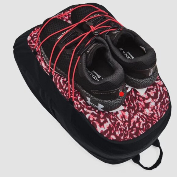 NWT Under Armour UA Hustle Sport Unisex Backpack Berry 007 - Picture 3 of 7